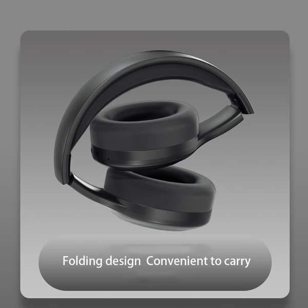 INF DR-03 Classic Black Over-Ear Bluetooth 5.3 Langattomat Kuulokkeet