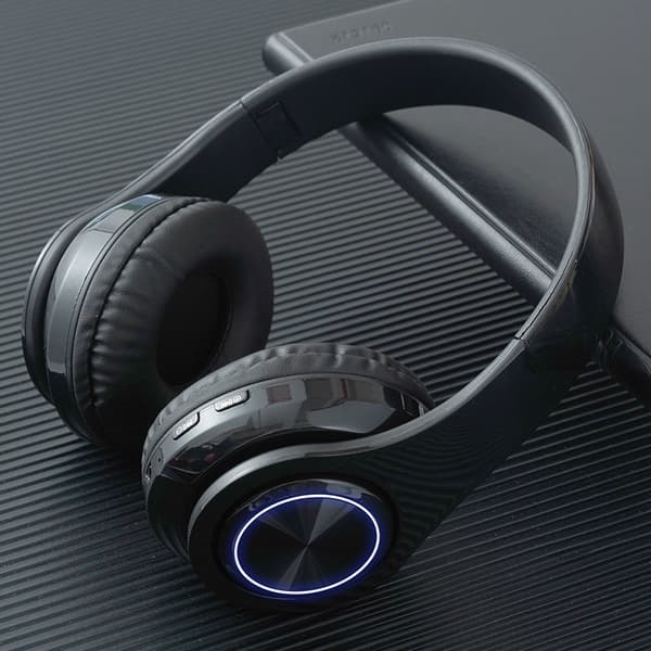 INF B39 On-Ear Bluetooth-hovedtelefoner - Blank sort finish
