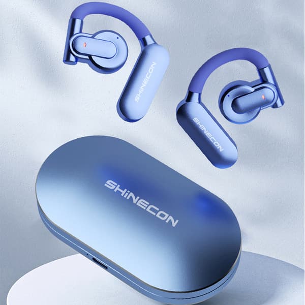 INF Violet Bluetooth 5.3 Hörlurar: Lång Batteritid, Komfort Lila