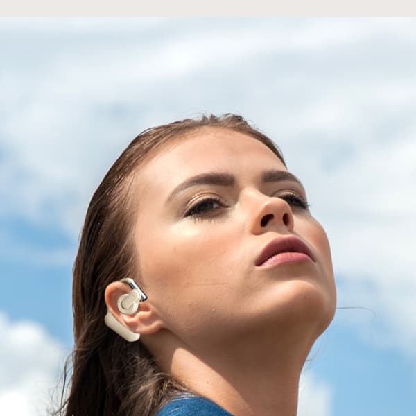 INF Syvän avaruuden harmaat Bluetooth-kuulokkeet - QH-008 Standardi Valkoinen