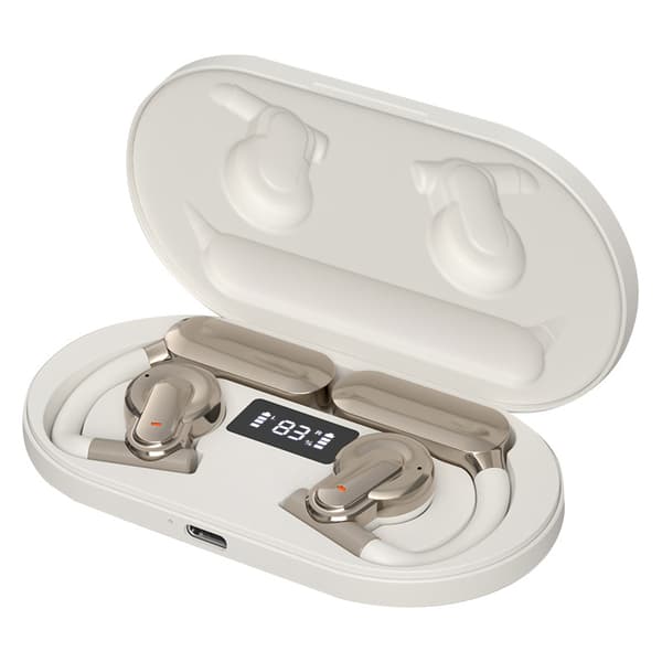 INF Syvän avaruuden harmaat Bluetooth-kuulokkeet - QH-008 Standardi Valkoinen