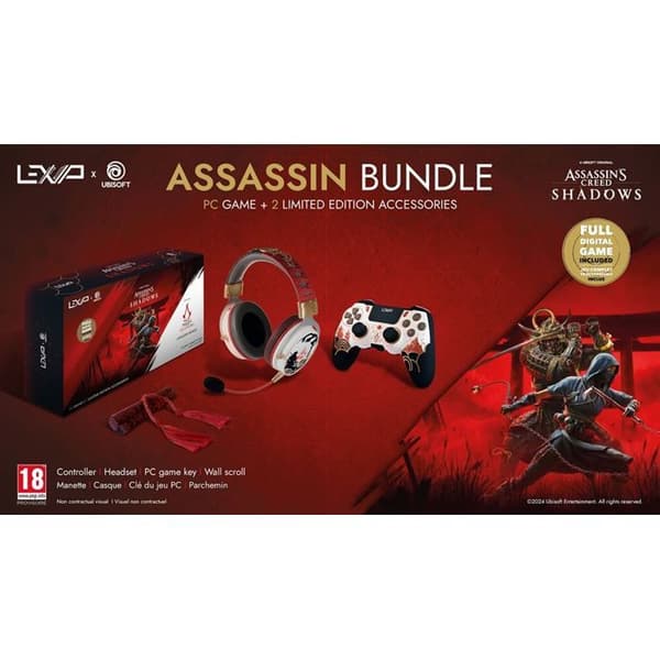 Casque + manette Assassin's Creed Shadows Coffret Assassin-Accessoire-PC