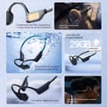 Miniatyrbild 2 av 4: INN Bone Conduction Headset IP68 140mAh Vattentät Bone Conduction Sporthörlurar kan vara magnetisk blixtladdning