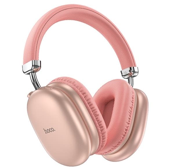Hoco W35 Max Joy Langattomat Bluetooth-nappikuulokkeet Vaaleanpunainen