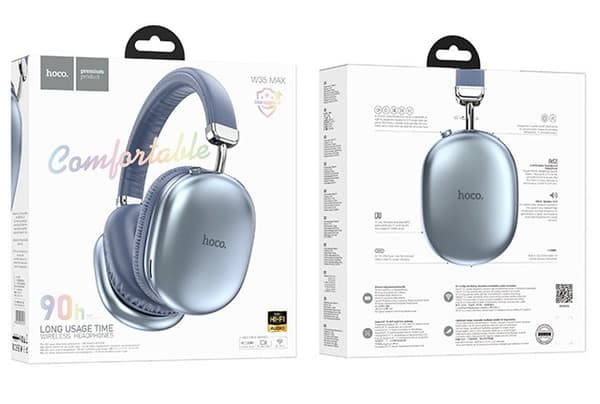 Hoco W35 Max Joy Trådløst Bluetooth In-Ear Headset Blå
