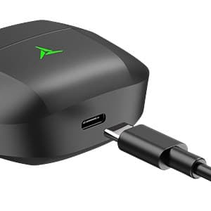 TOZO Gaming Pods True Wireless Stereo (TWS) In-Ear USB Typ-C Bluetooth Gaming Headset Svart