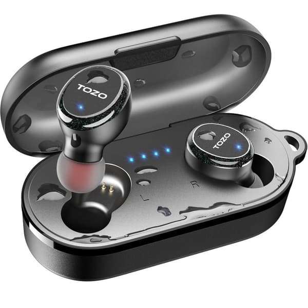 TOZO T10S Langattomat Stereo (TWS) -nappikuulokkeet USB Type-C -liitännällä, musta