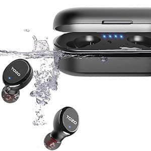 TOZO T10S Langattomat Stereo (TWS) -nappikuulokkeet USB Type-C -liitännällä, musta
