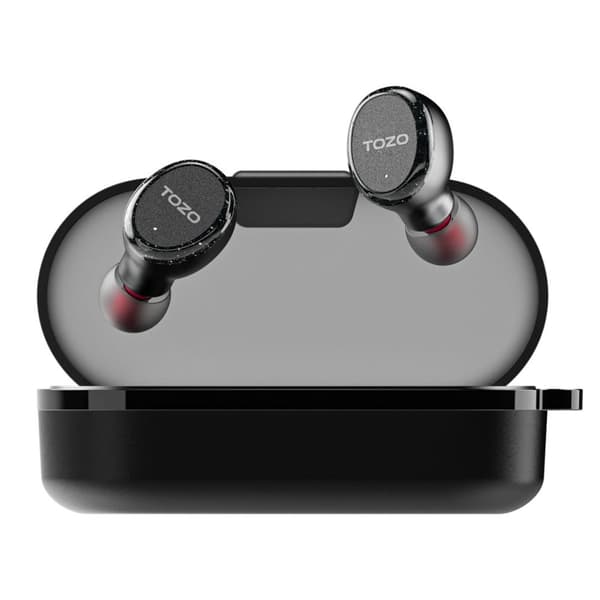 TOZO T10S Langattomat Stereo (TWS) -nappikuulokkeet USB Type-C -liitännällä, musta