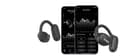 Miniatyrbild 5 av 6: TOZO OpenEgo True Wireless Stereo (TWS) Kostne USB Typ-C Bluetooth-headset Svart