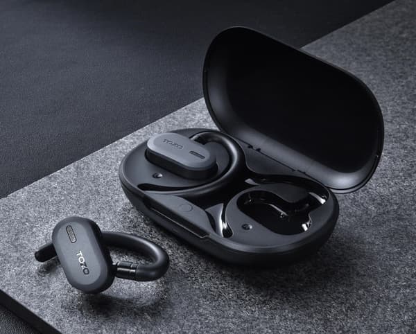 TOZO Open Buds True Wireless Stereo (TWS) In-Ear USB Typ-C Bluetooth-headset Svart