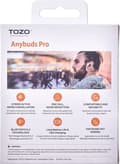 Miniatyrbild 5 av 5: TOZO Anybuds Pro True Wireless Stereo (TWS) In-Ear USB Typ-C Bluetooth-headset Svart