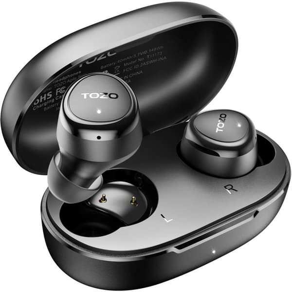 TOZO Agile Solo Black - langattomat stereokuulokkeet (TWS) -nappikuulokkeet USB Type-C -liitännällä, musta