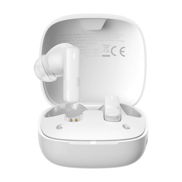 Baseus Bowie E20 Langattomat Kuulokkeet Nappikuulokkeet Puhelut/Musiikki Bluetooth Valkoinen
