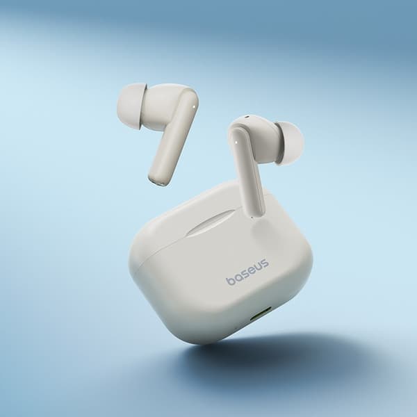 Baseus Bowie E17 Headset Trådlöst Stereo (TWS) In-ear Samtal/Musik USB Typ-C Bluetooth Vit