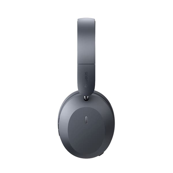 Baseus Bass 35 Max -kuulokkeet, langalliset ja langattomat, sankalla, musiikki, USB-C, Bluetooth, harmaa