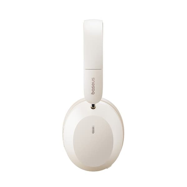 Baseus Bass 35 Max -kuulokkeet, langalliset ja langattomat, sankalla, musiikki, USB-C, Bluetooth, beige