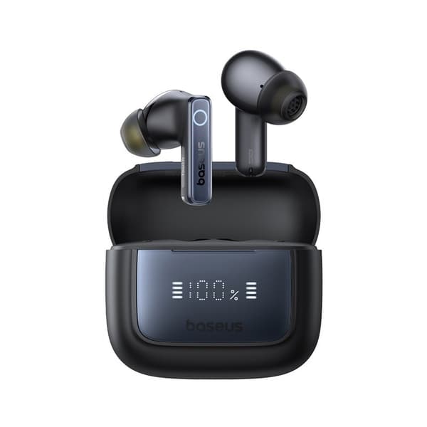 Baseus Bowie 35 TWS Bluetooth-vastamelukuulokkeet, korvanapit, yhteys/musiikki, Bluetooth, musta