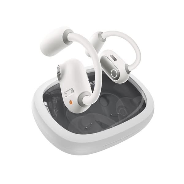 Baseus Eli Fit avoimet korvakuulokkeet langattomat yhteys-/musiikkikuulokkeet USB Type-C Bluetooth valkoinen