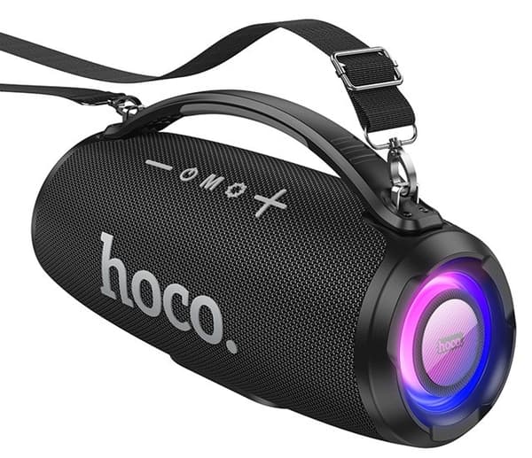 HOCO HA4 Surge Bærbar Højttaler Bluetooth/ FM/ TF-kort/ USB-hukommelsesstik/ AUX 2 x 20 W Sort