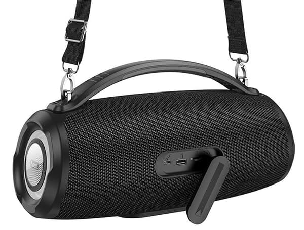 HOCO HA4 Surge Bærbar Højttaler Bluetooth/ FM/ TF-kort/ USB-hukommelsesstik/ AUX 2 x 20 W Sort