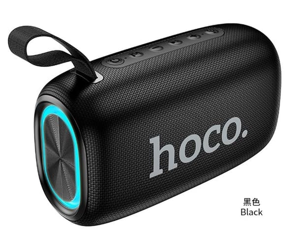 HOCO HC25 Radiante Bærbar Højttaler Bluetooth/ FM/ TF-kort/ USB-hukommelsesstik/ AUX 2 x 10 W Sort