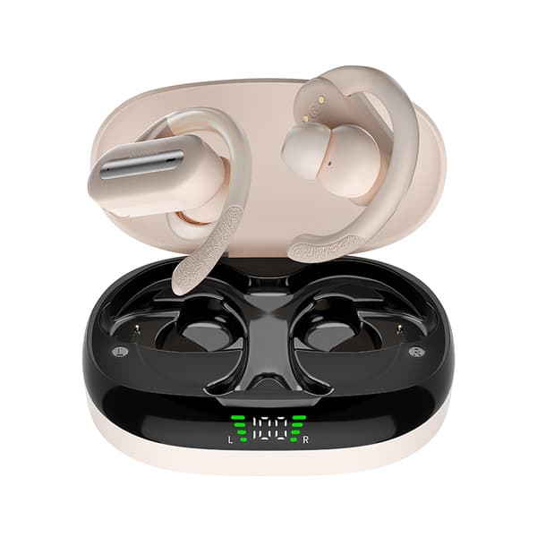 INF Bluetooth-øretelefoner SP36 - Trådløs sportsdesign Beige