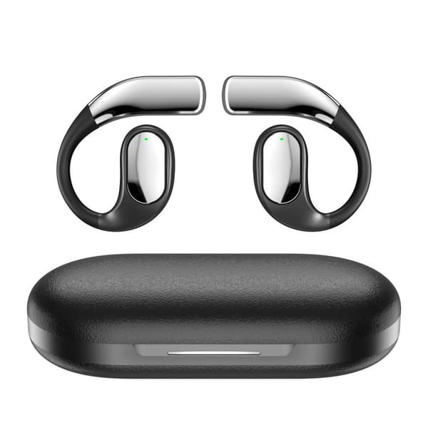 INF SP39 Sähköpinnoitetut Bluetooth-kuulokkeet - Avokorvamalli Musta