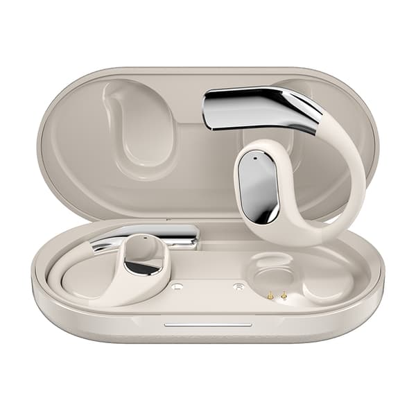 INF SP39 Sähköpinnoitetut Bluetooth-kuulokkeet - Avokorvamalli Valkoinen