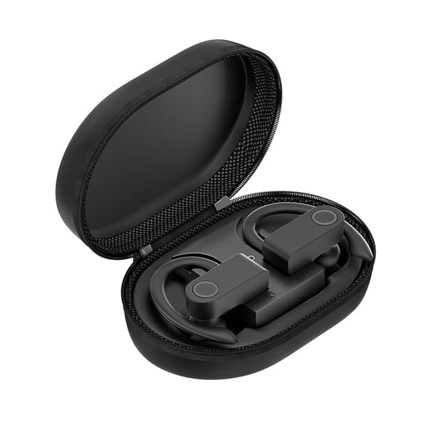 INF SP97 Vita Bluetooth-hörlurar med brusreducerande mikrofon Svart