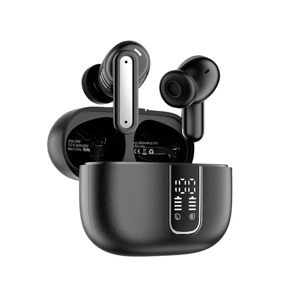 INF SP99 Hvite Bluetooth-øretelefoner: Støyreduksjon og lang levetid Sort