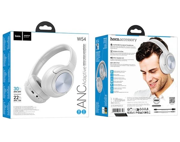 Hoco W54 Young Langattomat Bluetooth-kuulokkeet, Harmaa