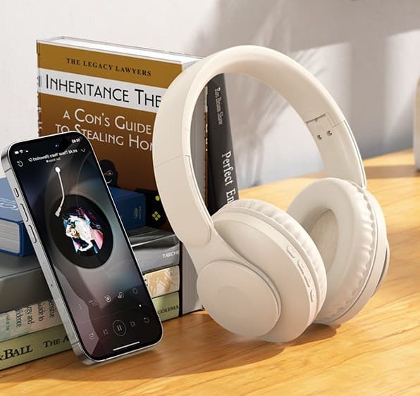 Hoco W45 Enjoy Langattomat Bluetooth-nappikuulokkeet Valkoinen