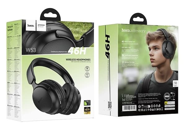 Hoco W53 Tone Langattomat Bluetooth-kuulokkeet, musta