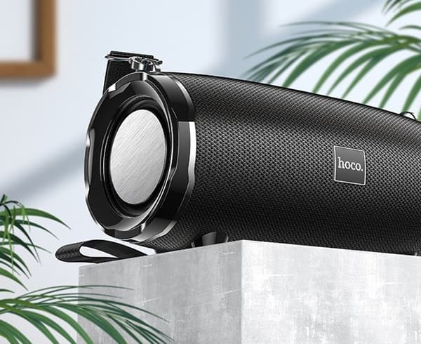 HOCO HC5 Cool Enjoy kannettava kaiutin Bluetooth/FM/TF-kortti/USB-muistitikku/AUX 2 x 15 W musta