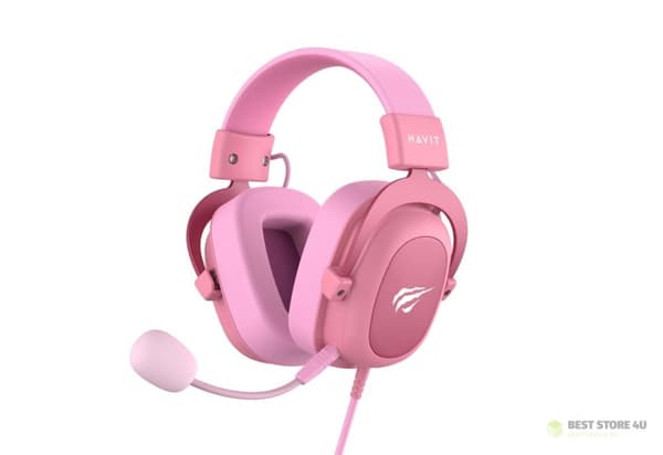 Havit H2002d Gaming Hovedtelefoner (Pink)