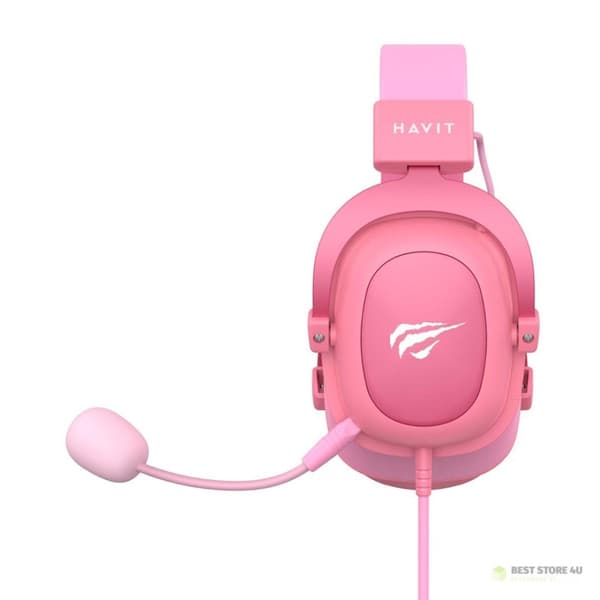 Havit H2002d Gaming Hovedtelefoner (Pink)