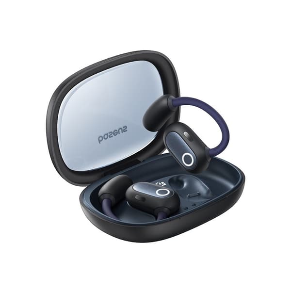 Baseus Eli Fit avoimet kuulokkeet langattomat yhteys-/musiikkikuulokkeet USB Type-C Bluetooth musta