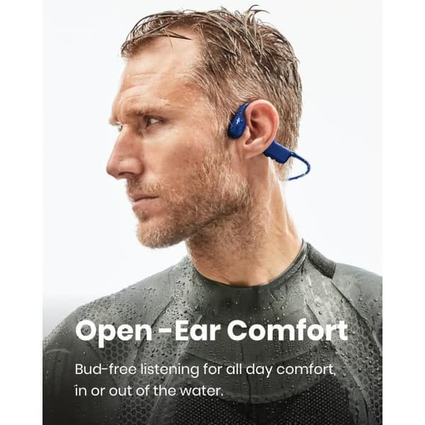MP3 simhörlurar - Shokz - OpenSwim - Vattentät IP68 - 8h batteritid - Trådlös