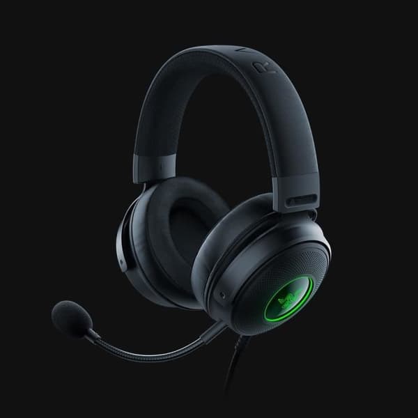 RAZER KRAKEN V3 Gaming Headset - Kabelanslutet, Svart, Stereo