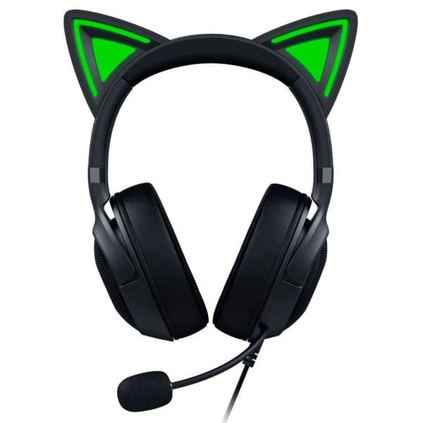 Spelheadset - Razer - Kraken Kitty V2 - Svart - USB-A - Över örat