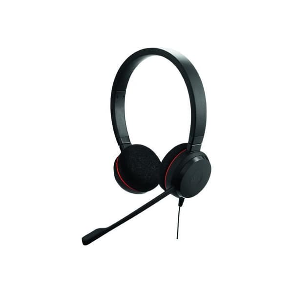 Jabra Evolve 20SE UC Stereo Headset - Professionellt headset med förenklad samtalshantering och imponerande ljud