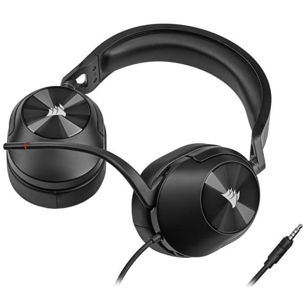 CORSAIR HS55 Carbon Surround Gaming Headset Rundstrålande mikrofon