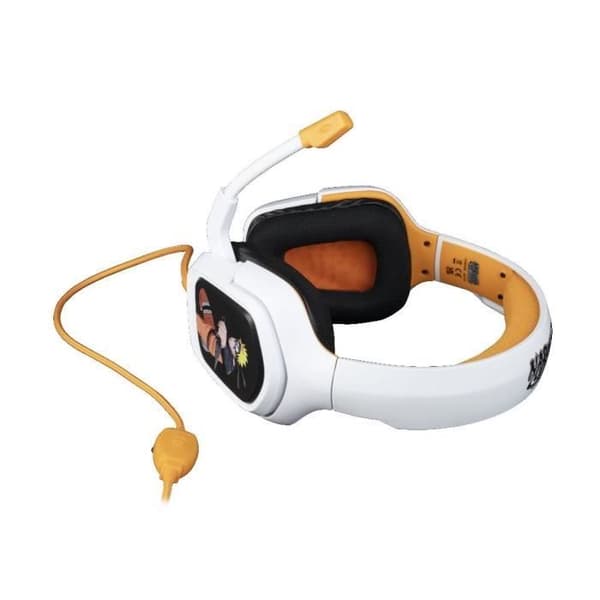 Naruto Shippuden trådbundna spelheadset - KONIX - PS4, PS5, Switch och Xbox - Mikrofon - 1,5 m kabel - 3,5 mm jack - Naruto