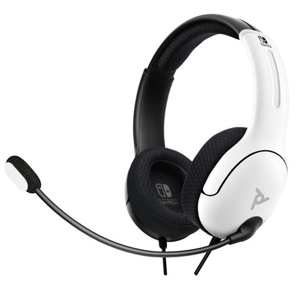Gaming headset - PDP - LVL40 - Wired - Svart och vit - Kompatibel med Nintendo Switch