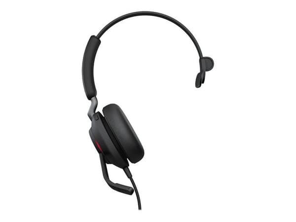 Headset - trådbundet - USB-A - Jabra - Jabra Evolve2 40 SE MS Mono - Headset - on-ear - trådbundet - USB-A - aco-isolering