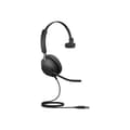 Miniatyrbild 1 av 4: Headset - trådbundet - USB-A - Jabra - Jabra Evolve2 40 SE MS Mono - Headset - on-ear - trådbundet - USB-A - aco-isolering