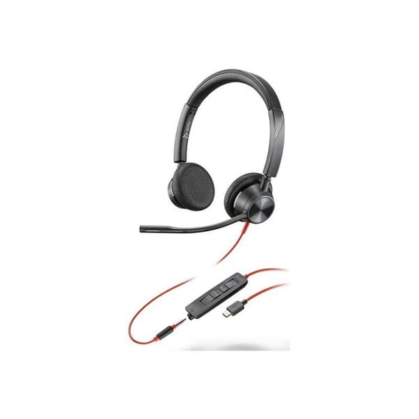 Hörlurar - HP - Poly Blackwire 3325 - USB-C - 3.5mm - Microsoft Teams Certifierad