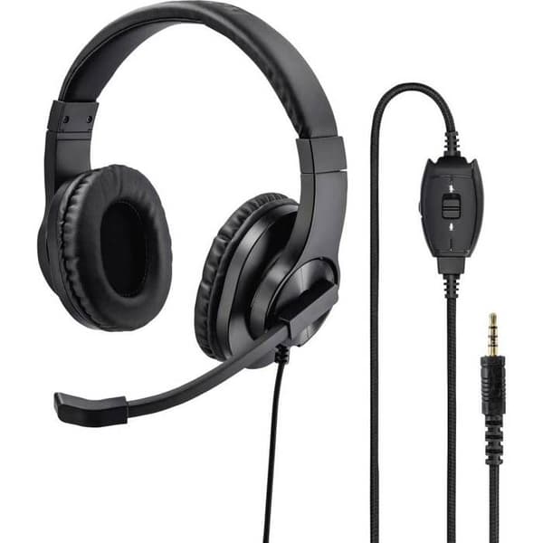 Hama HS-P350 PC-headsetmikrofon - Kabelansluten - On-ear - Svart