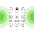 Miniatyrbild 3 av 4: Trådlösa hörlurar - BELKIN - SoundForm Nano - Integrerad mikrofon - För barn - Bluetooth vit